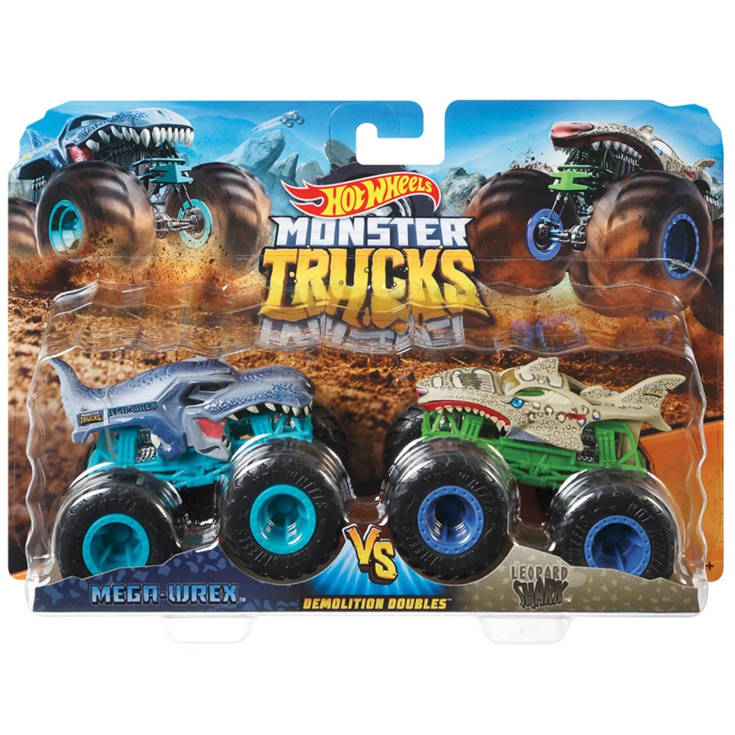 Hot Wheels Monster Trucks 1:64 2 Pack Assorti