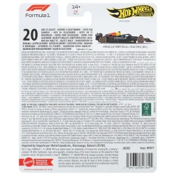 Hotwheels Premium F1 Racecar Red Bull Max Verstapp