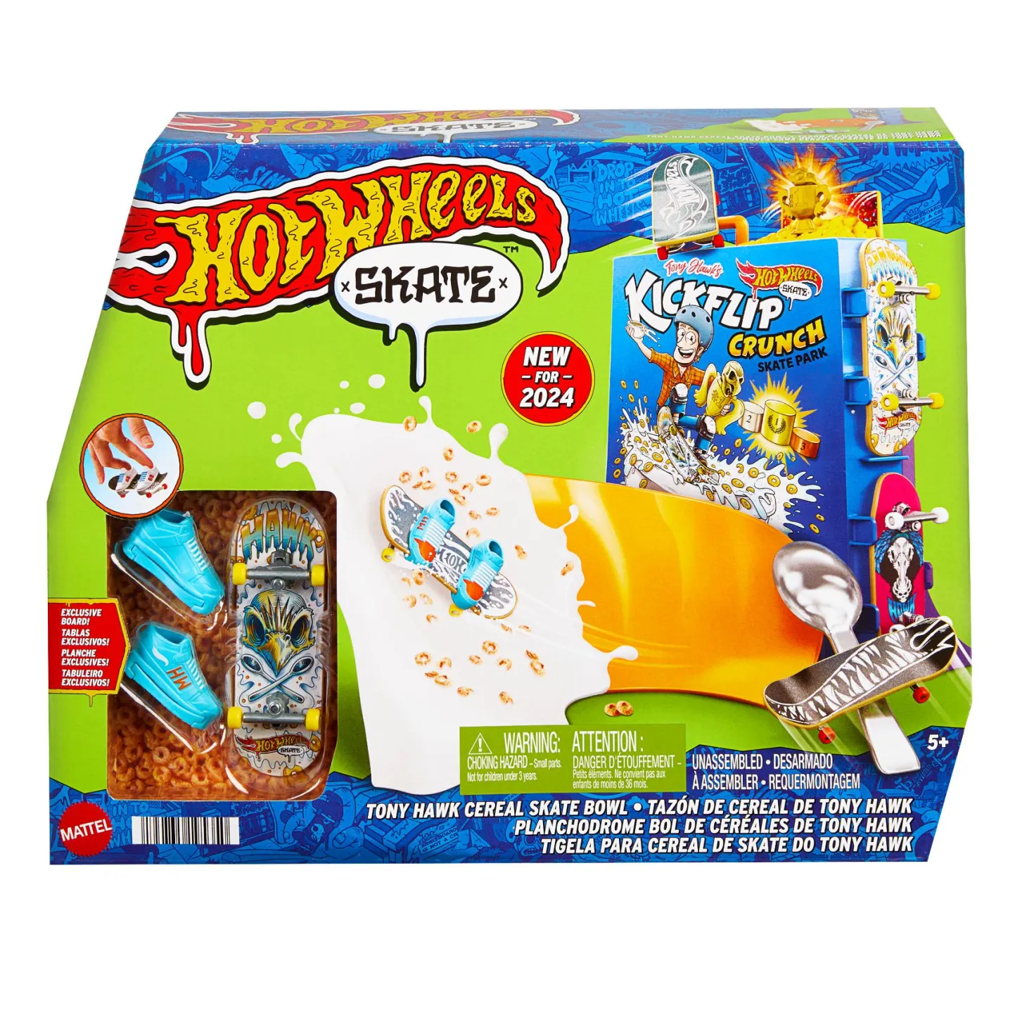 Hot Wheels Skate Tony Hawk Cereal Skate Bowl
