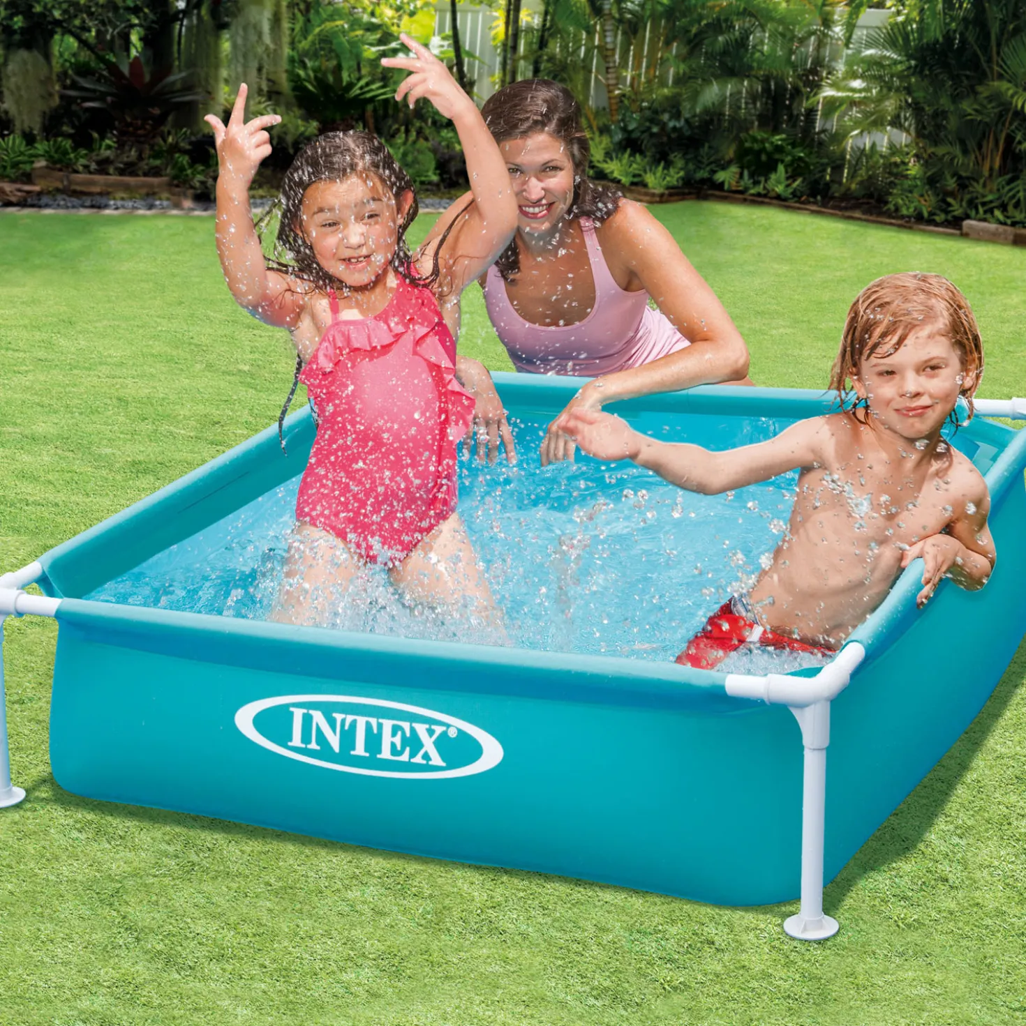 Intex zwembad met Frame Mini 122 X 122 X 30cm