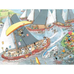 Jan van Haasteren De Kaasmarkt & Skûtsjesilen 2 x 1000 stukjes