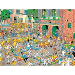 Jan van Haasteren De Kaasmarkt & Skûtsjesilen 2 x 1000 stukjes