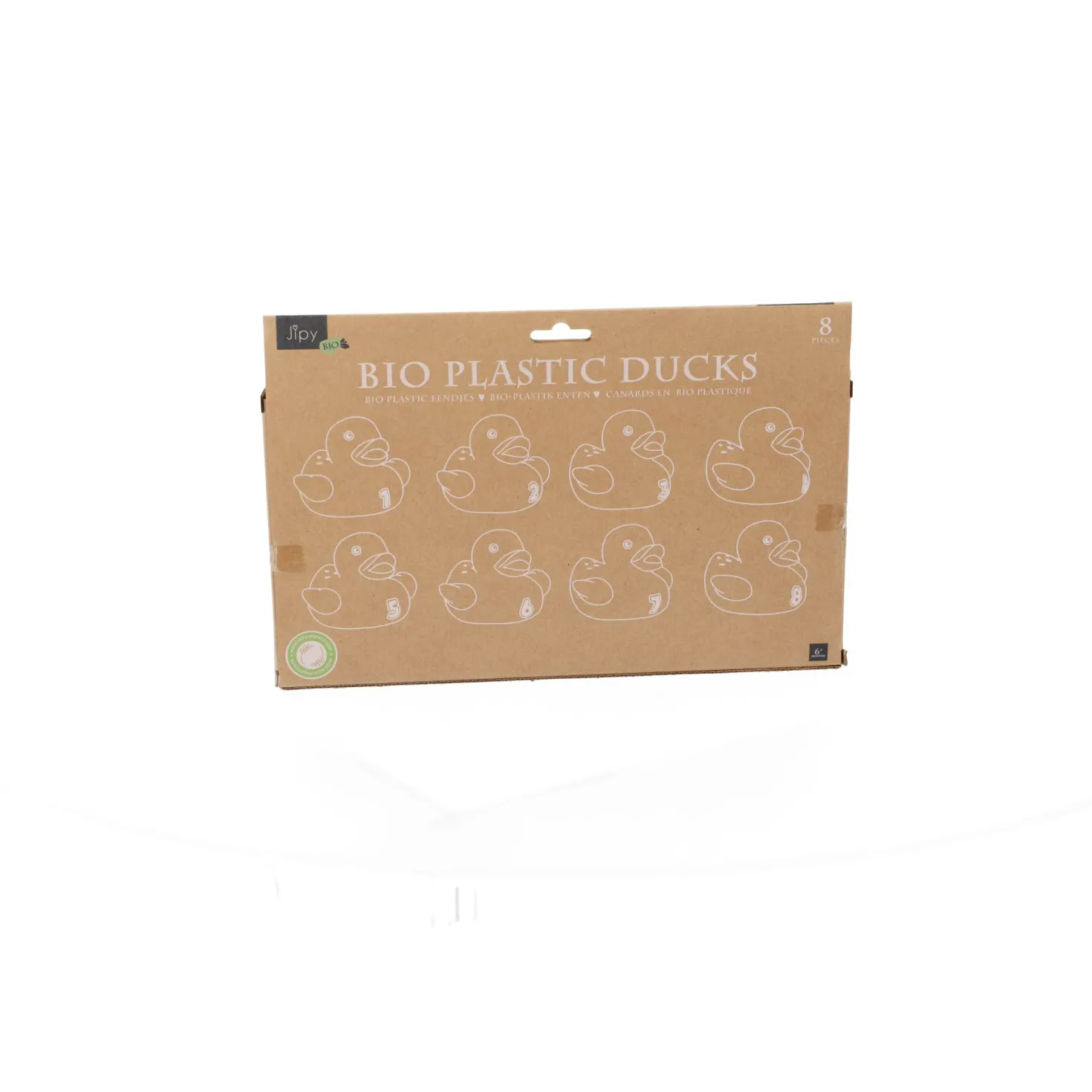 Jipy Bioplastic badeendjes set 8 delig