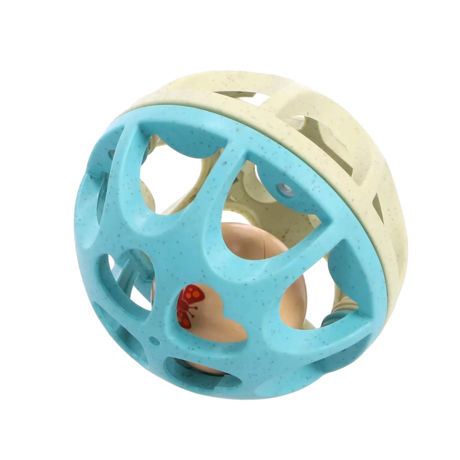Jipy bioplastic Deluxe Giftset stapeltoren bad stapelbekertjes en speel ratelbal 3 delig