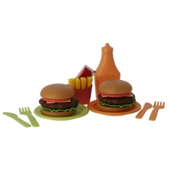 Jipy bioplastic hamburger speelset 25 delig