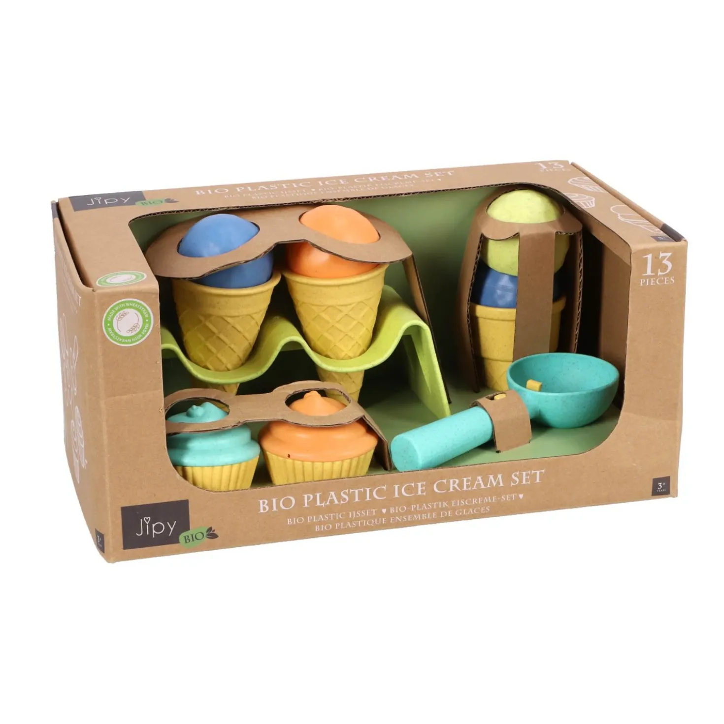 Jipy bioplastic ijsset 13 delig