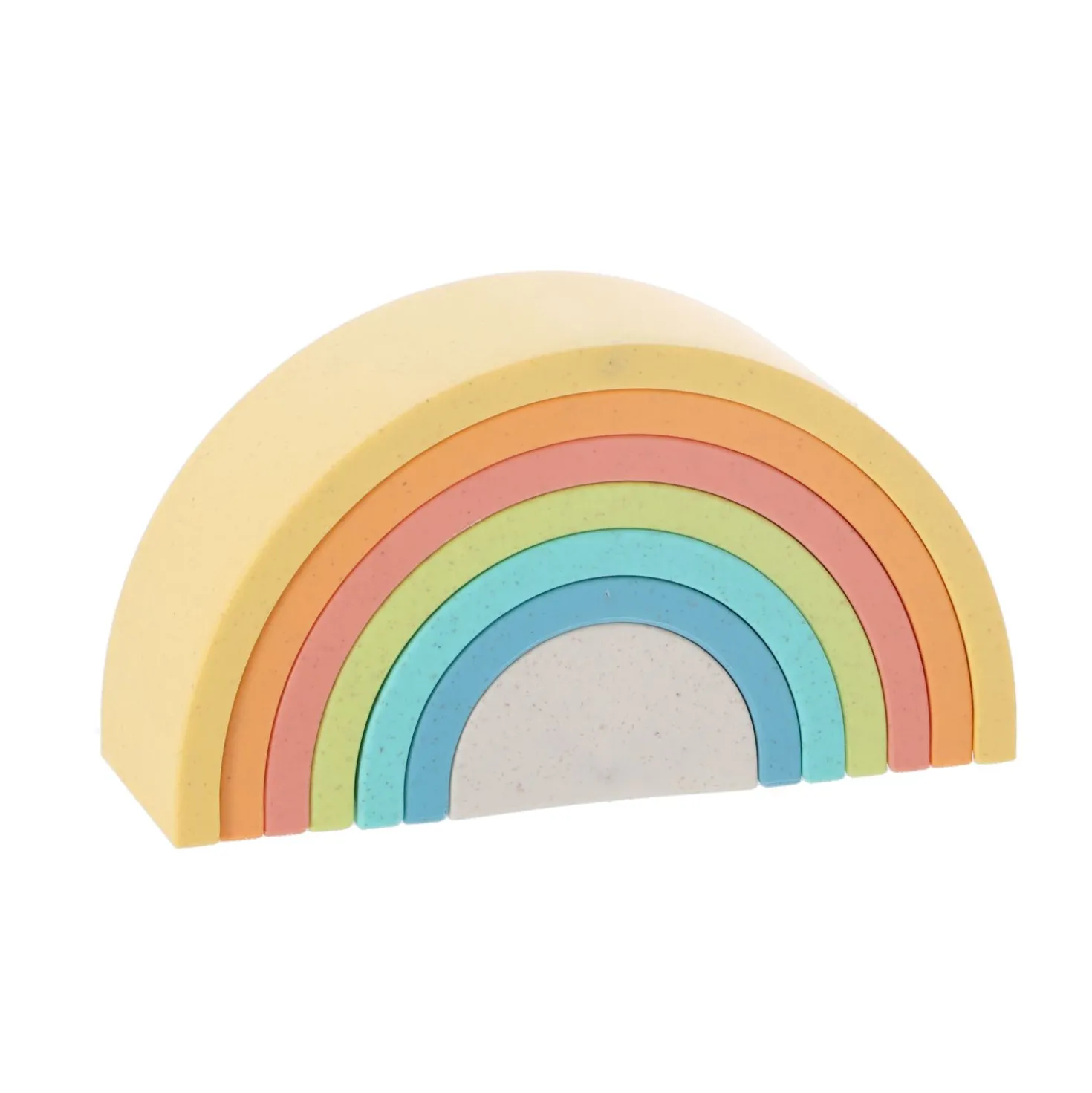 Jipy bioplastic Regenboog Stapelspel