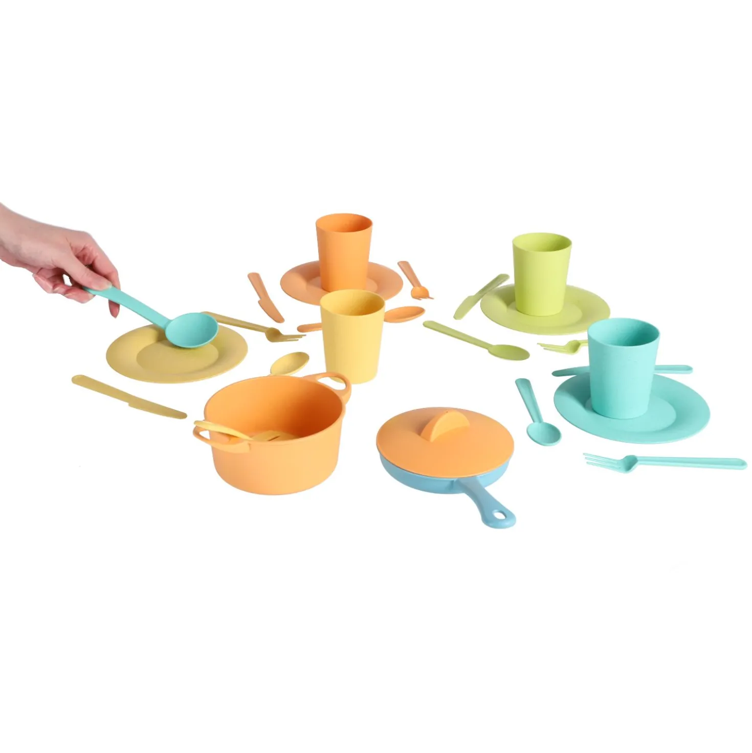 Jipy bioplastic Speelgoed Pannenset 25-delig