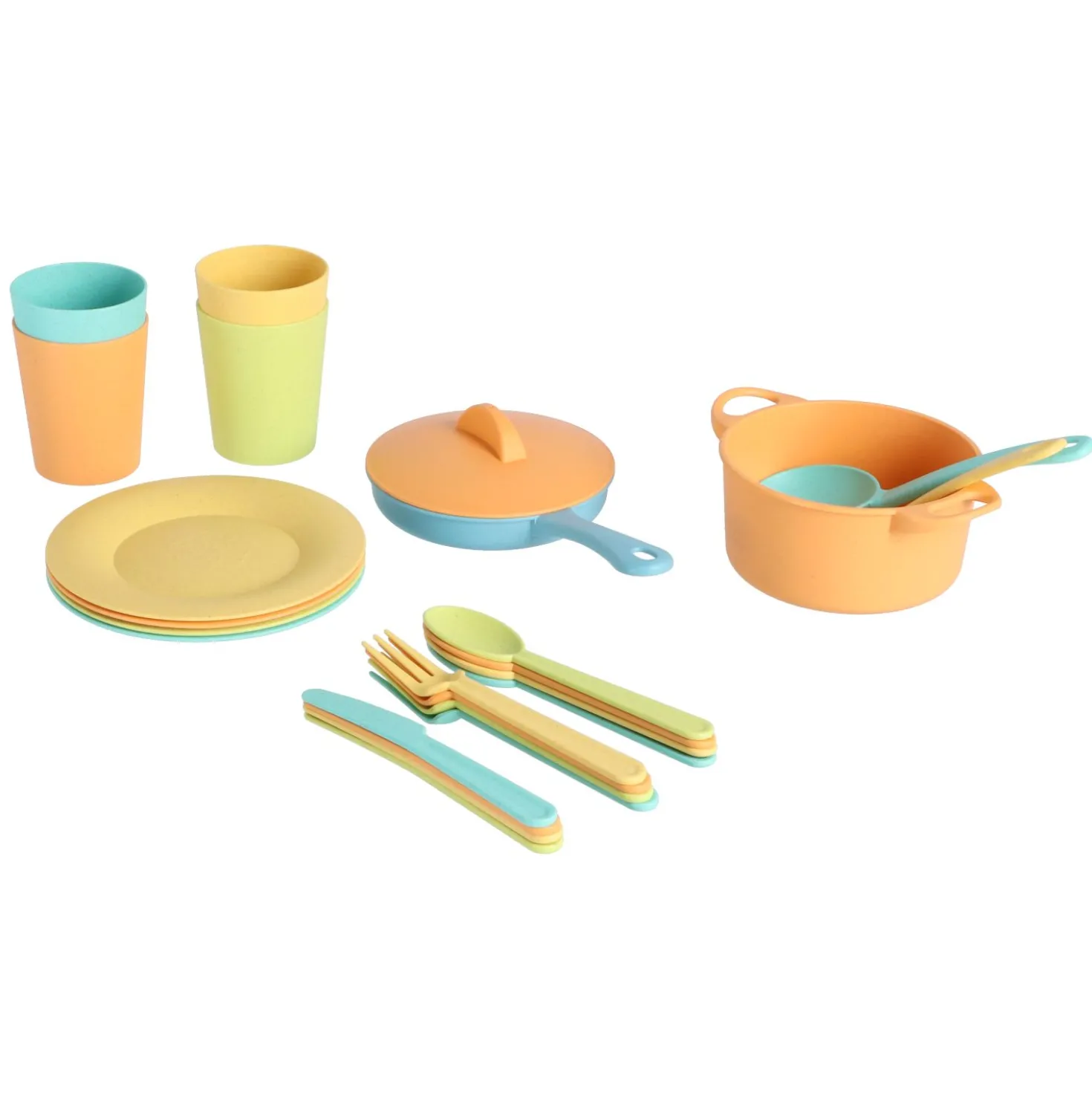 Jipy bioplastic Speelgoed Pannenset 25-delig
