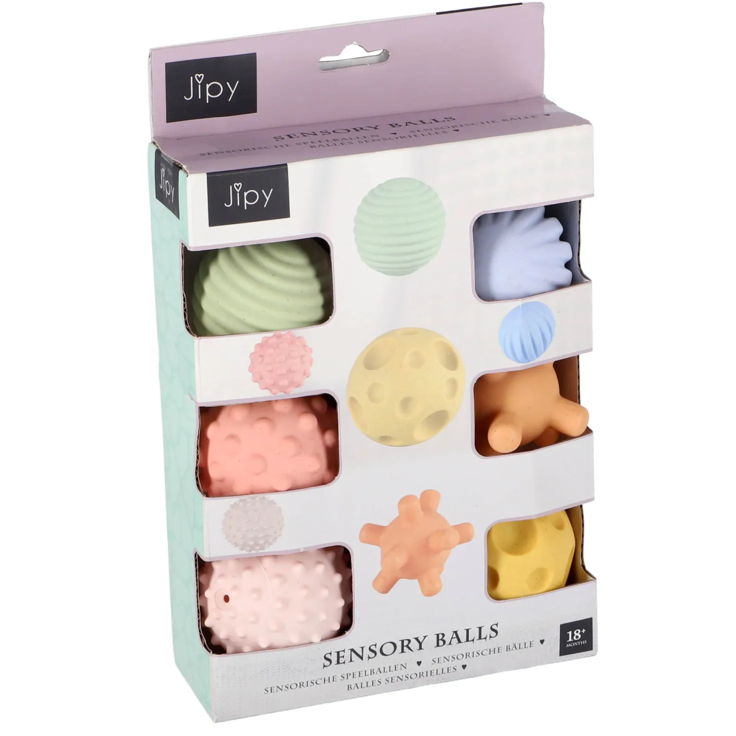 Jipy speel en leer ballen 6 stuks