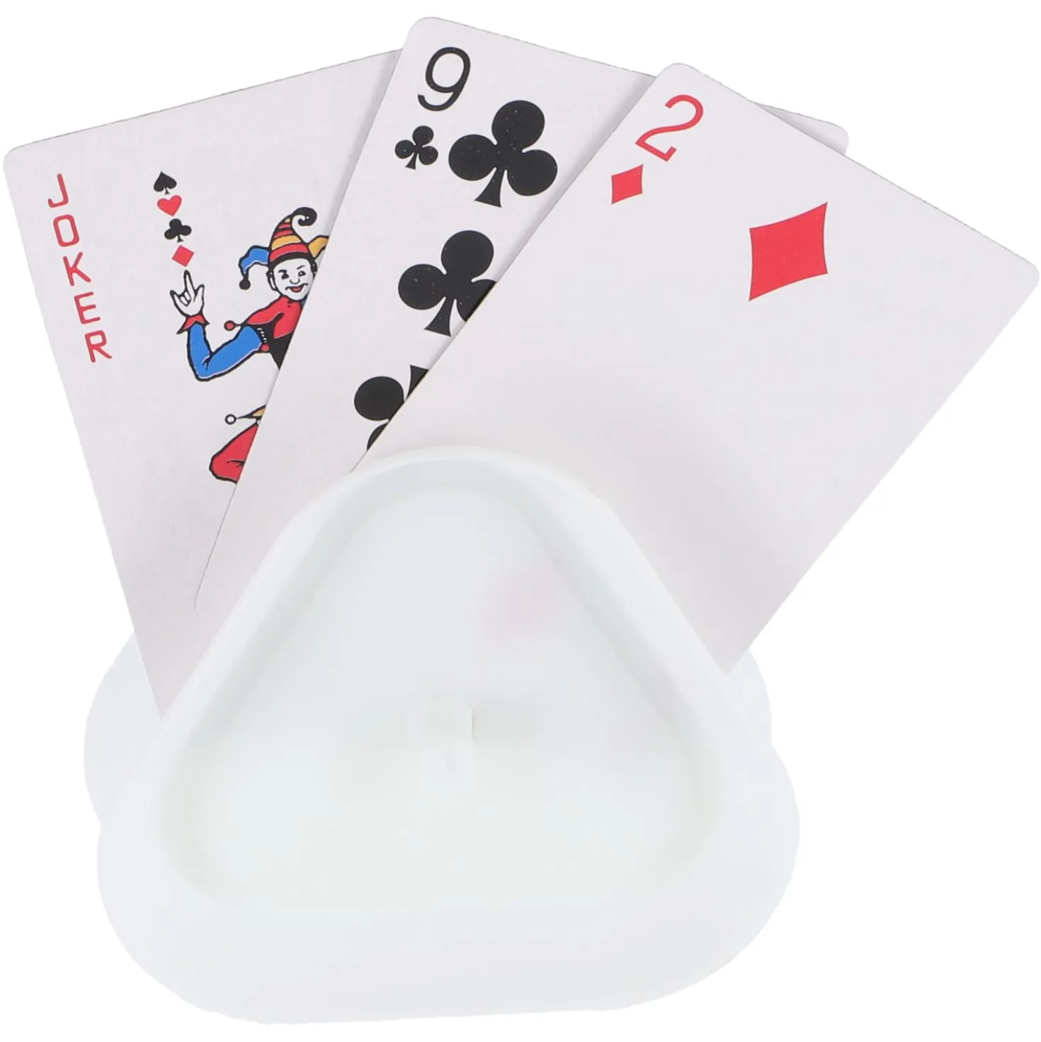 Kaartenhouder Plastic 4 Assorti