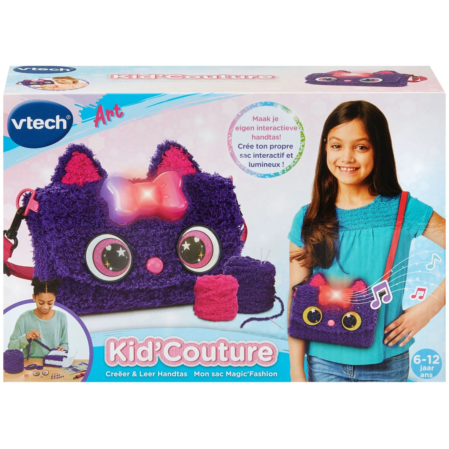 Kid'Couture Cat Creëer & Leer Handtas