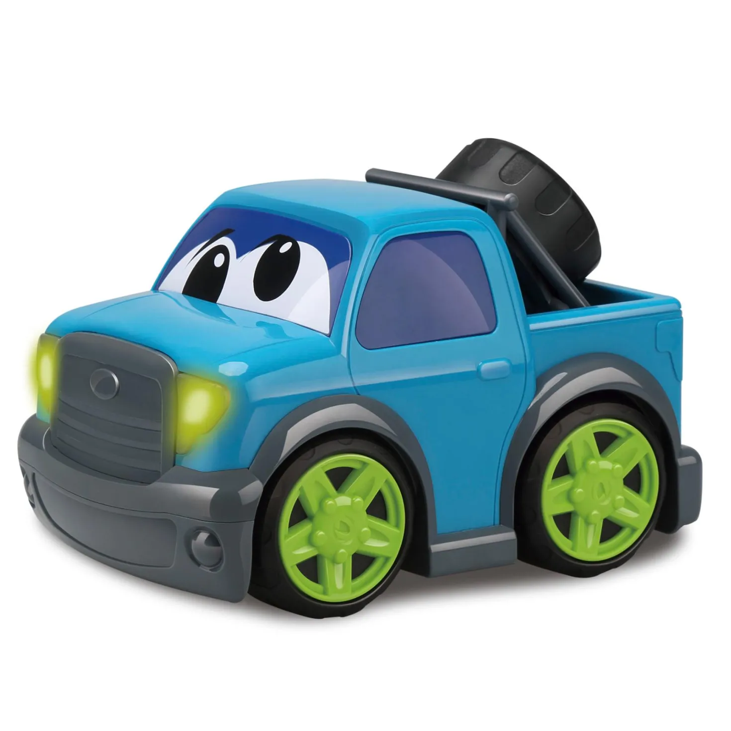 KiddyGo auto pick up truck 19 cm met licht en geluid blauw