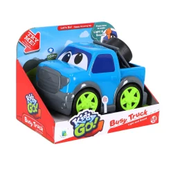 KiddyGo auto pick up truck 19 cm met licht en geluid blauw