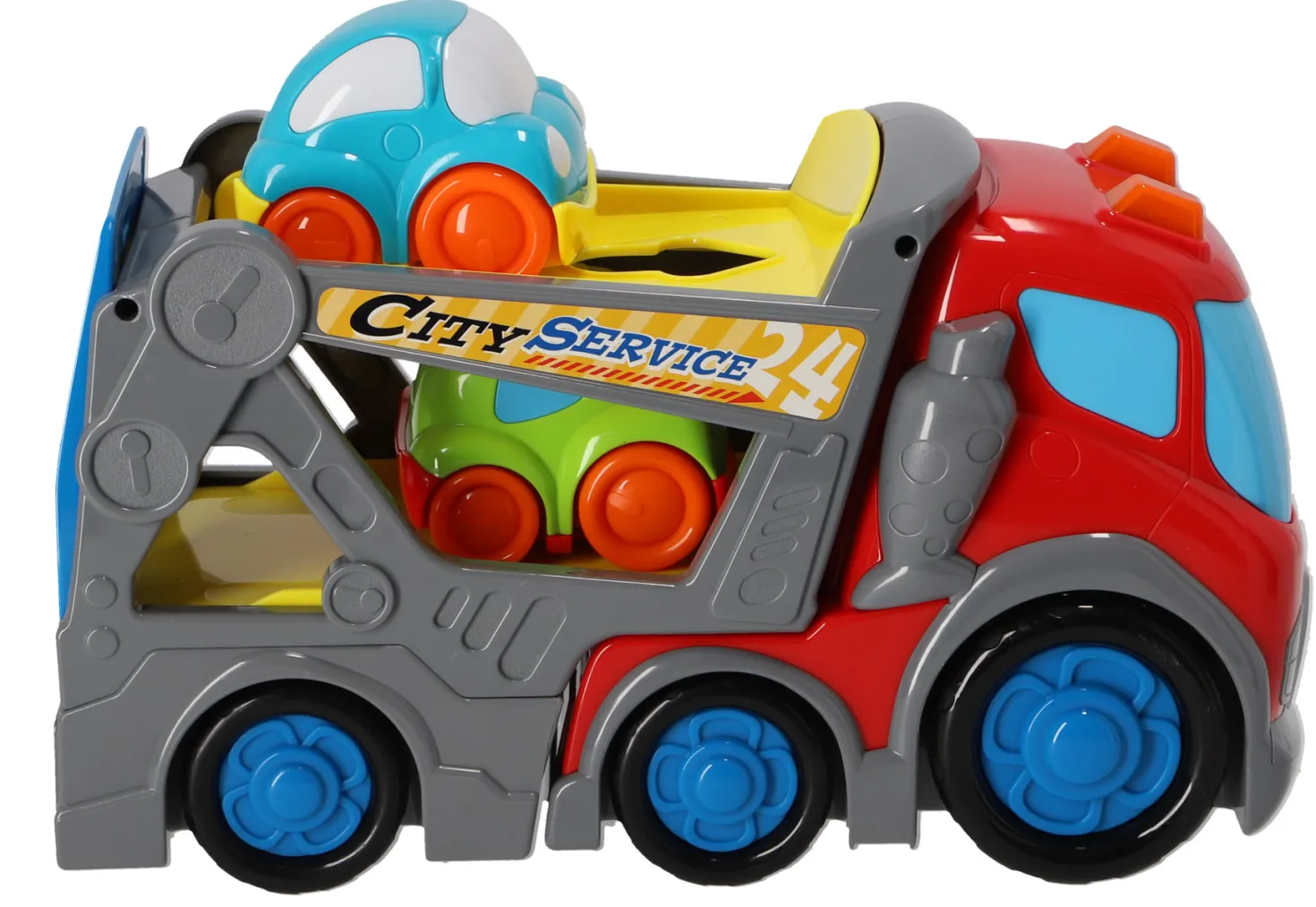 KiddyGo auto transporter 31 cm met licht en geluid