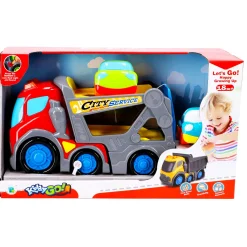 KiddyGo auto transporter 31 cm met licht en geluid