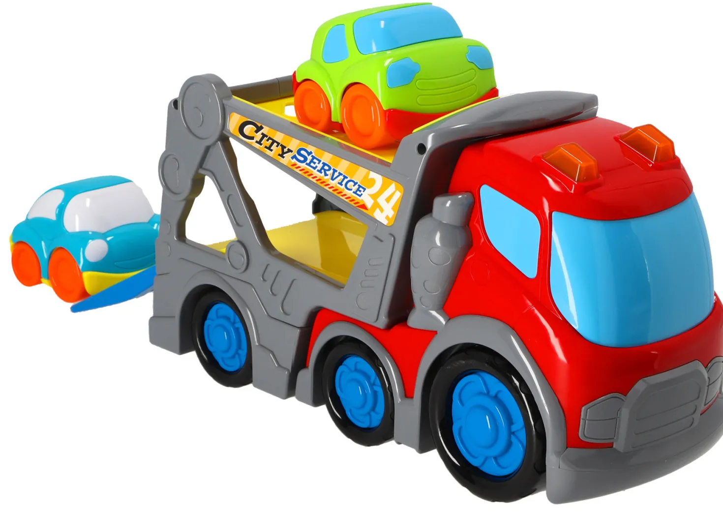 KiddyGo auto transporter 31 cm met licht en geluid