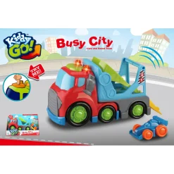 Kiddy Go auto transporter met licht en geluid 19,5 cm