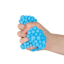 Kidscovery maak een knijpbal in een net 4 assorti