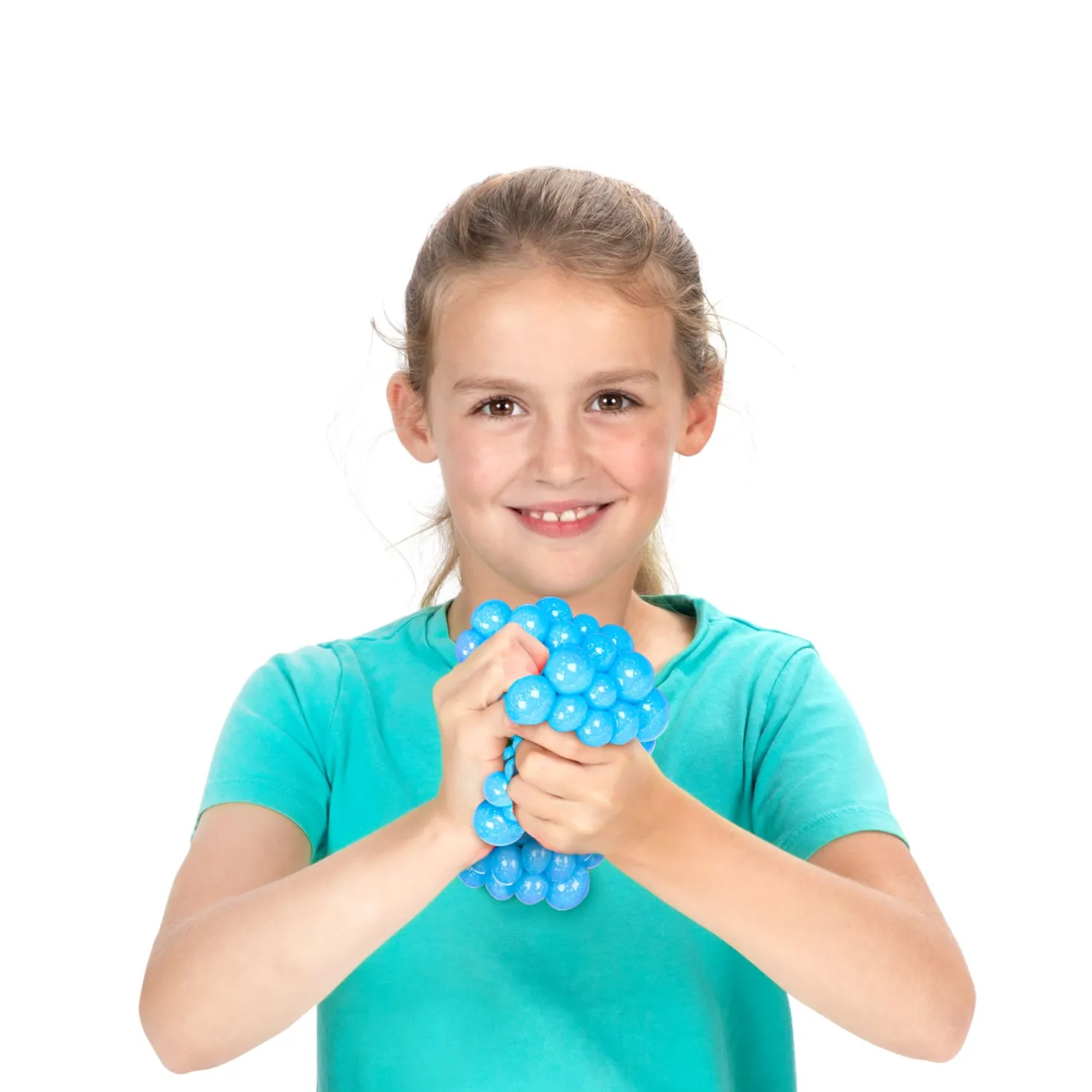 Kidscovery maak een knijpbal in een net 4 assorti