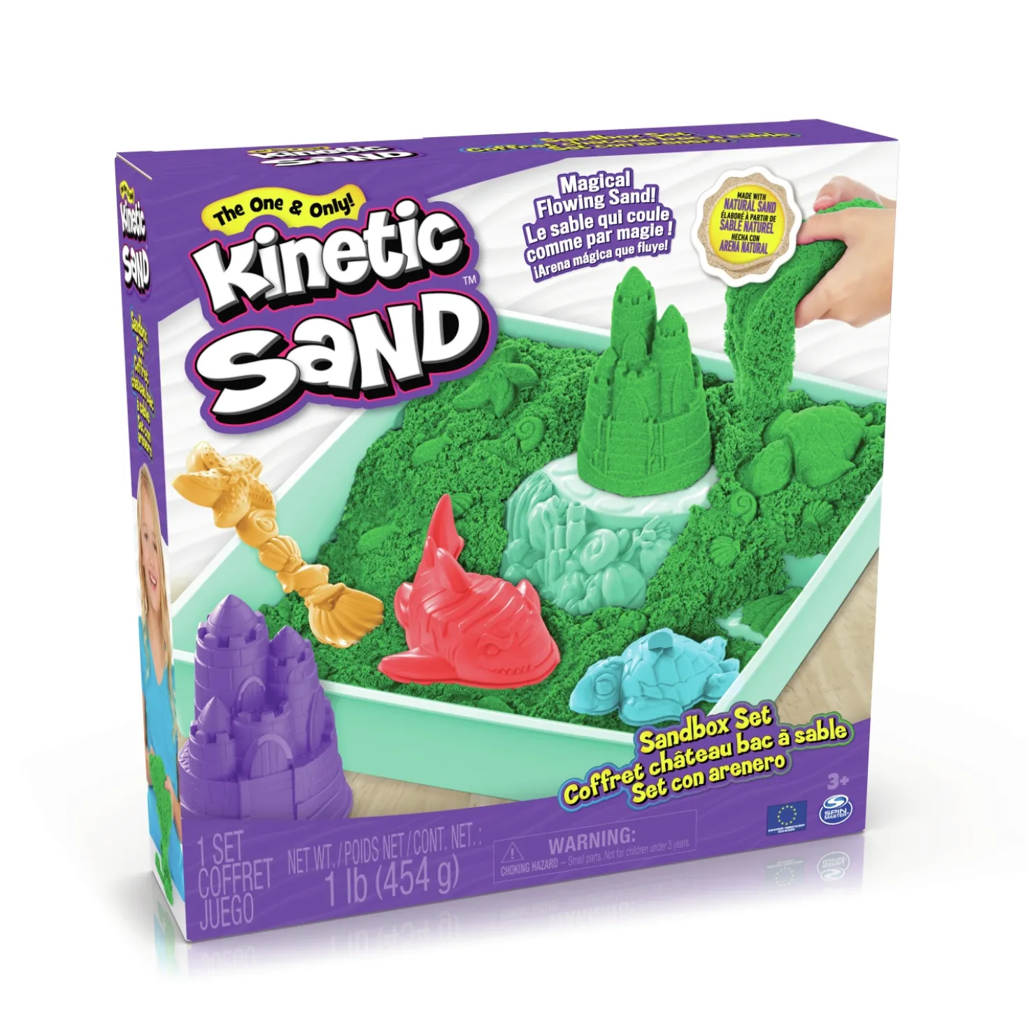 Kinetic Sand Sand Box Green