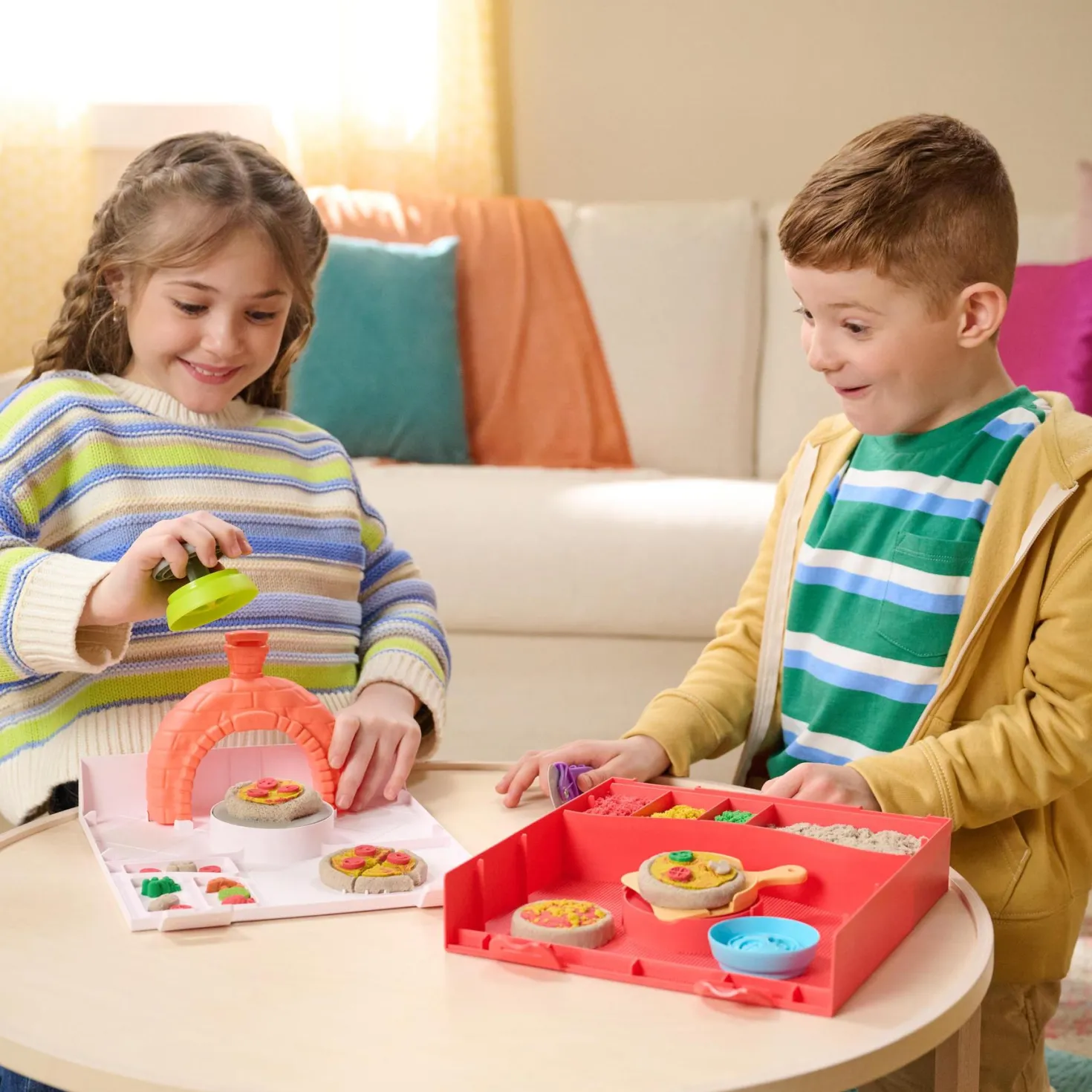 Kinetic Sand Squishpizza Set