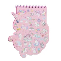 Kleurboek dino / eenhoorn met stiften en stickers