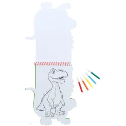 Kleurboek dino / eenhoorn met stiften en stickers