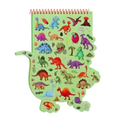 Kleurboek dino / eenhoorn met stiften en stickers