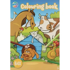 Kleurboek mega A4 64 pagina's 3 assorti