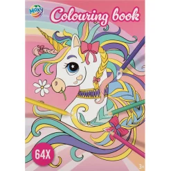 Kleurboek mega A4 64 pagina's 3 assorti