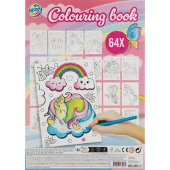 Kleurboek mega A4 64 pagina's 3 assorti