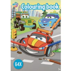 Kleurboek mega A4 64 pagina's 3 assorti