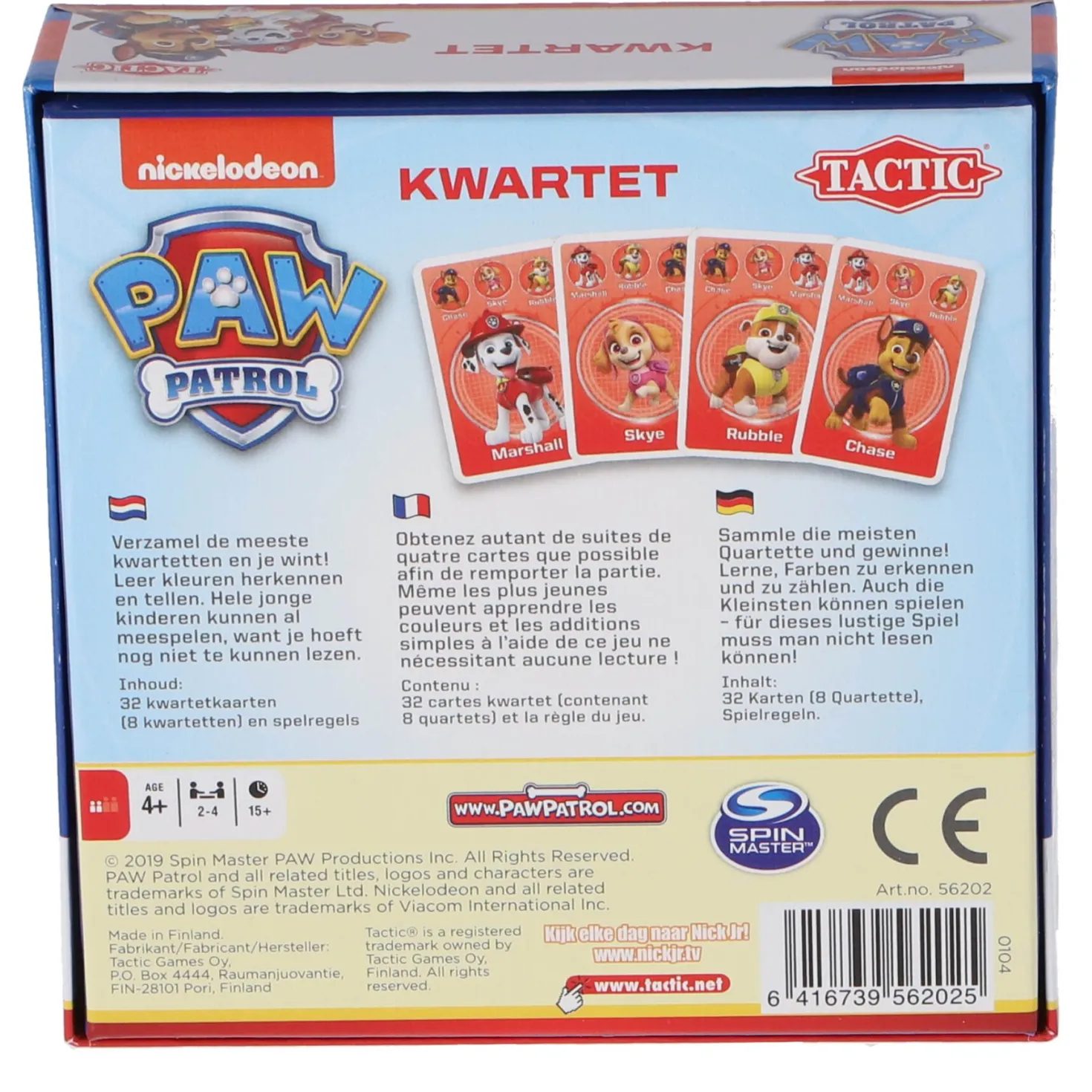 Kwartet Paw Patrol