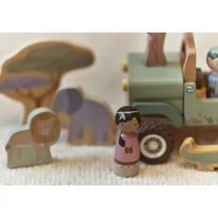 LD Houten Safari Auto Met Dieren Fsc Safari Friends