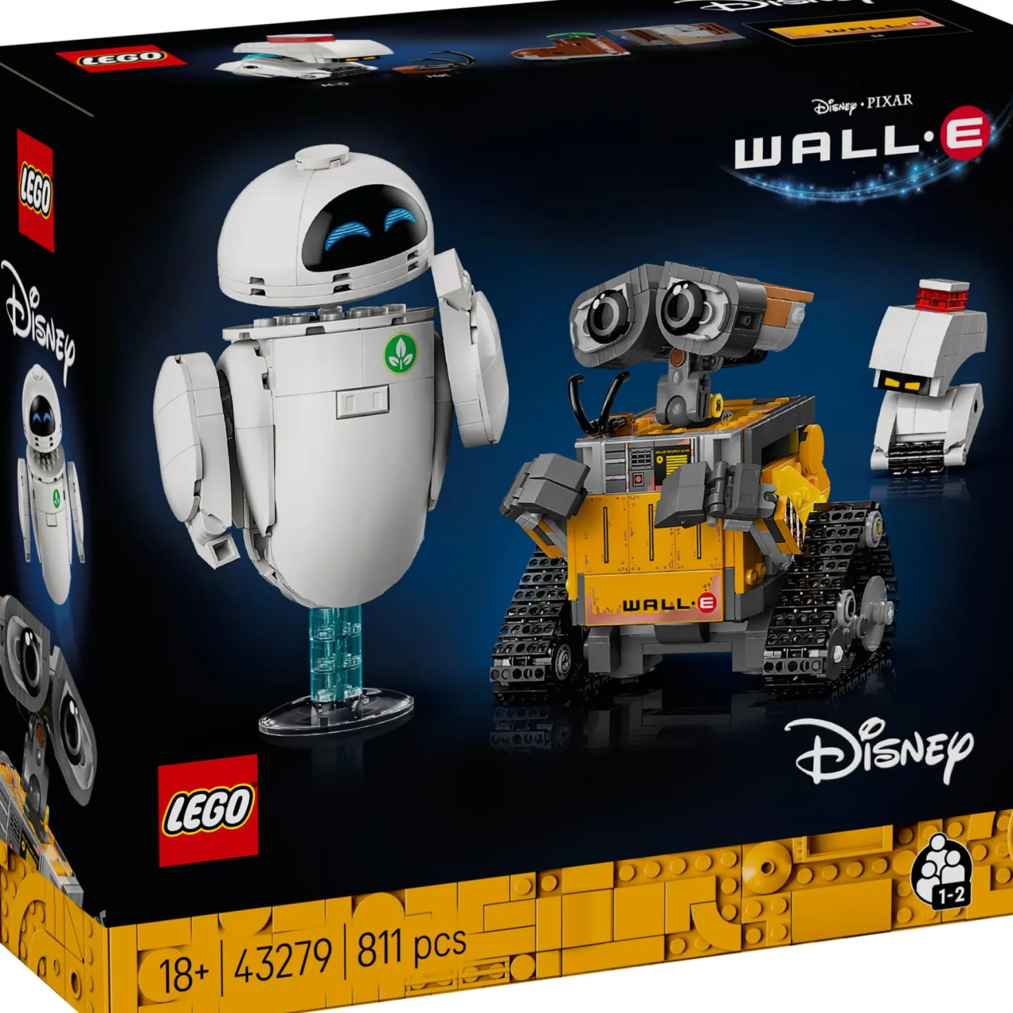 LEGO 43279 Disney Pixar WALL-E En EVE