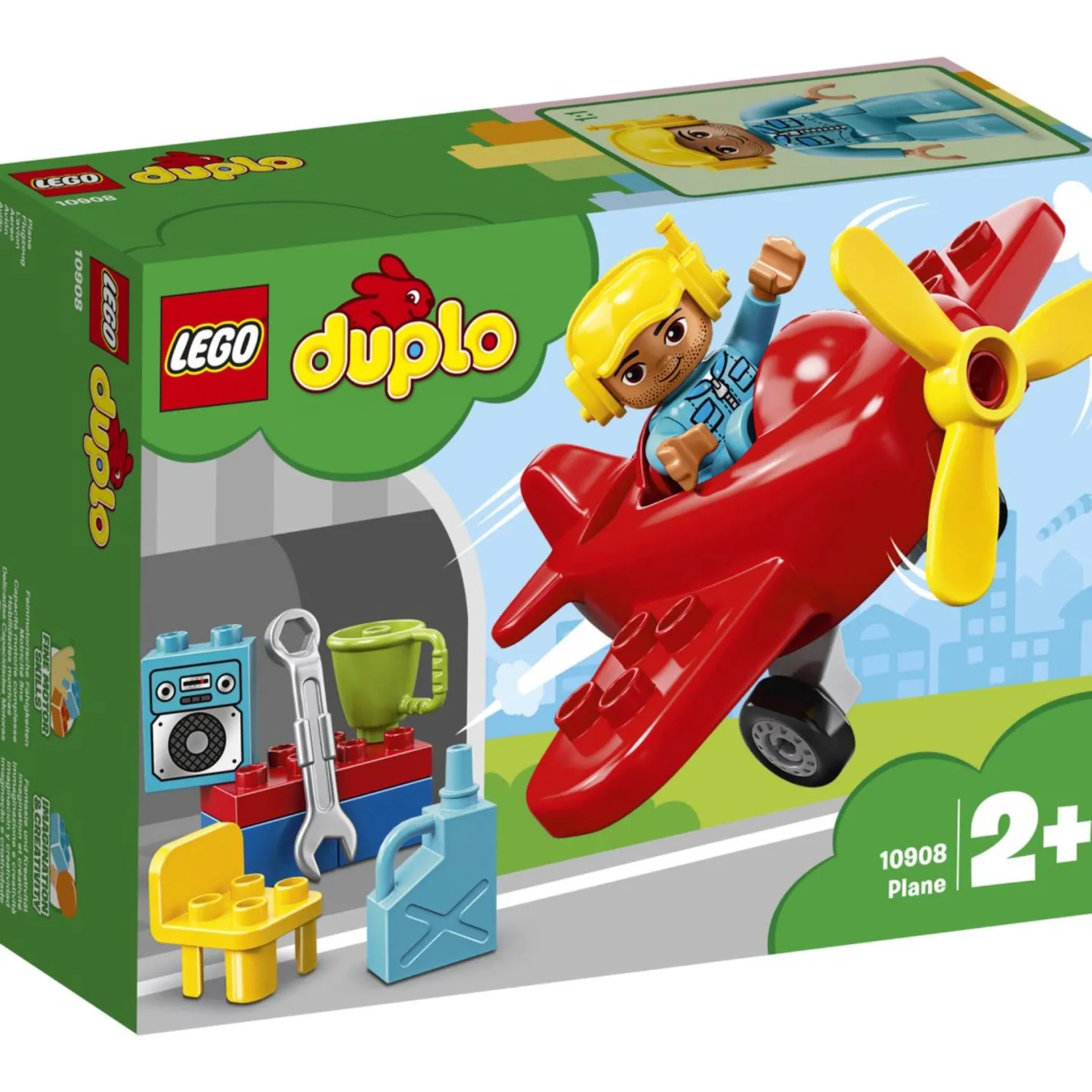 Lego Duplo stad vliegtuig