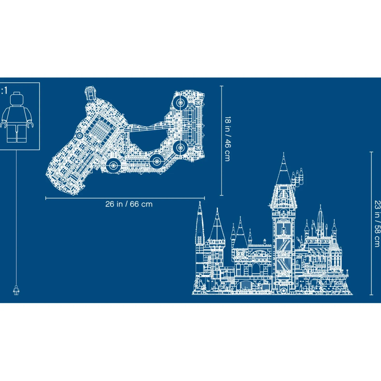 LEGO 71043 Harry Potter: kasteel Zweinstein