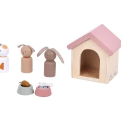 Little Dutch Aanvulset Poppenhuis Huisdieren