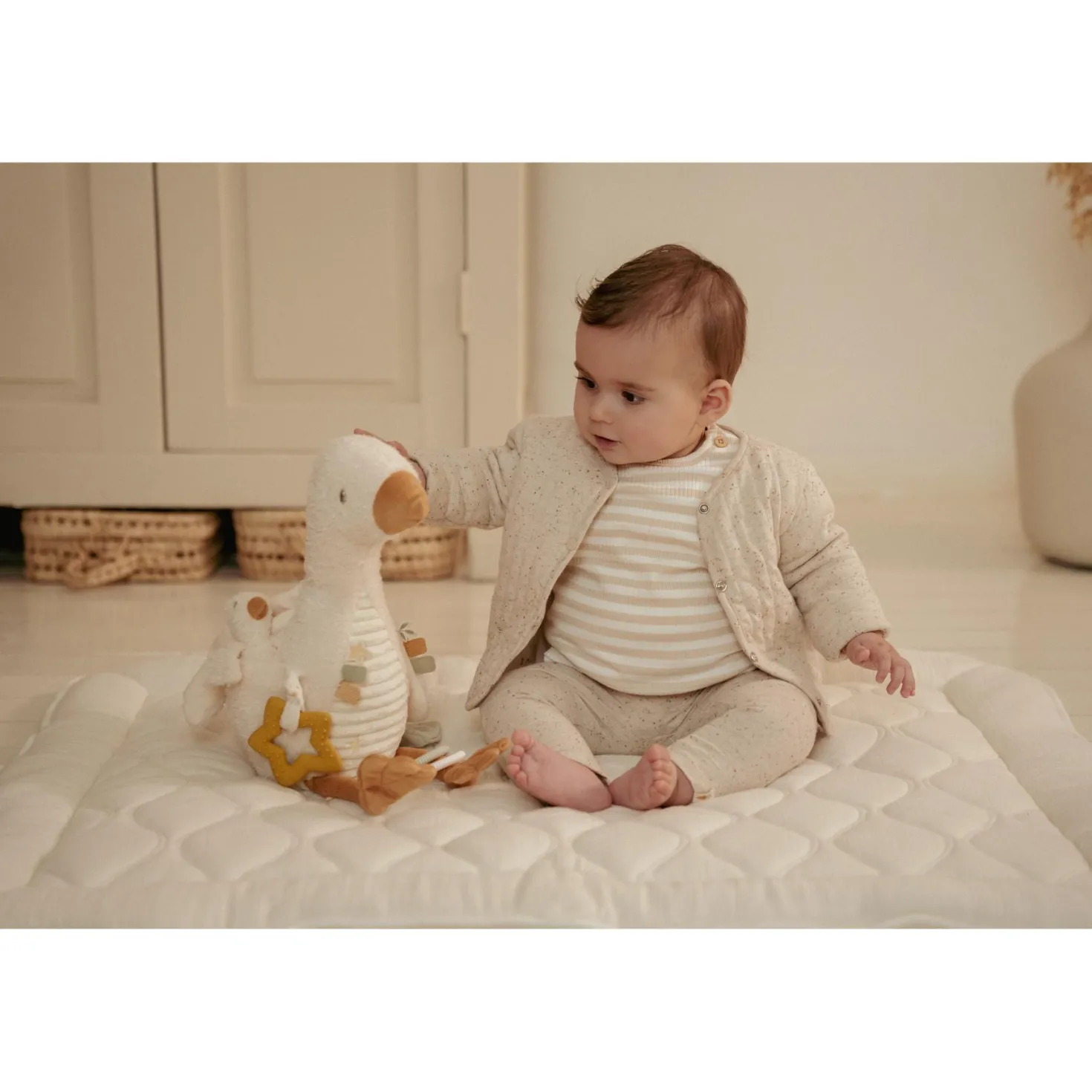 Little Dutch activiteitenknuffel little goose