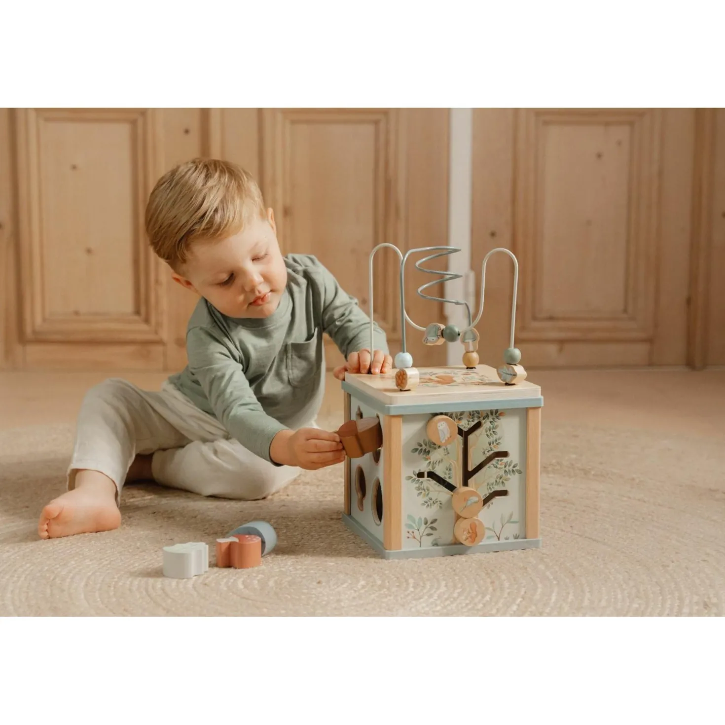 Little Dutch Houten Activiteitenkubus Forest Friends