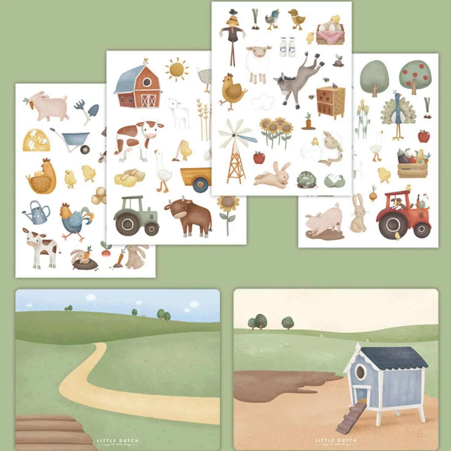 Little Dutch stickerset boerderij