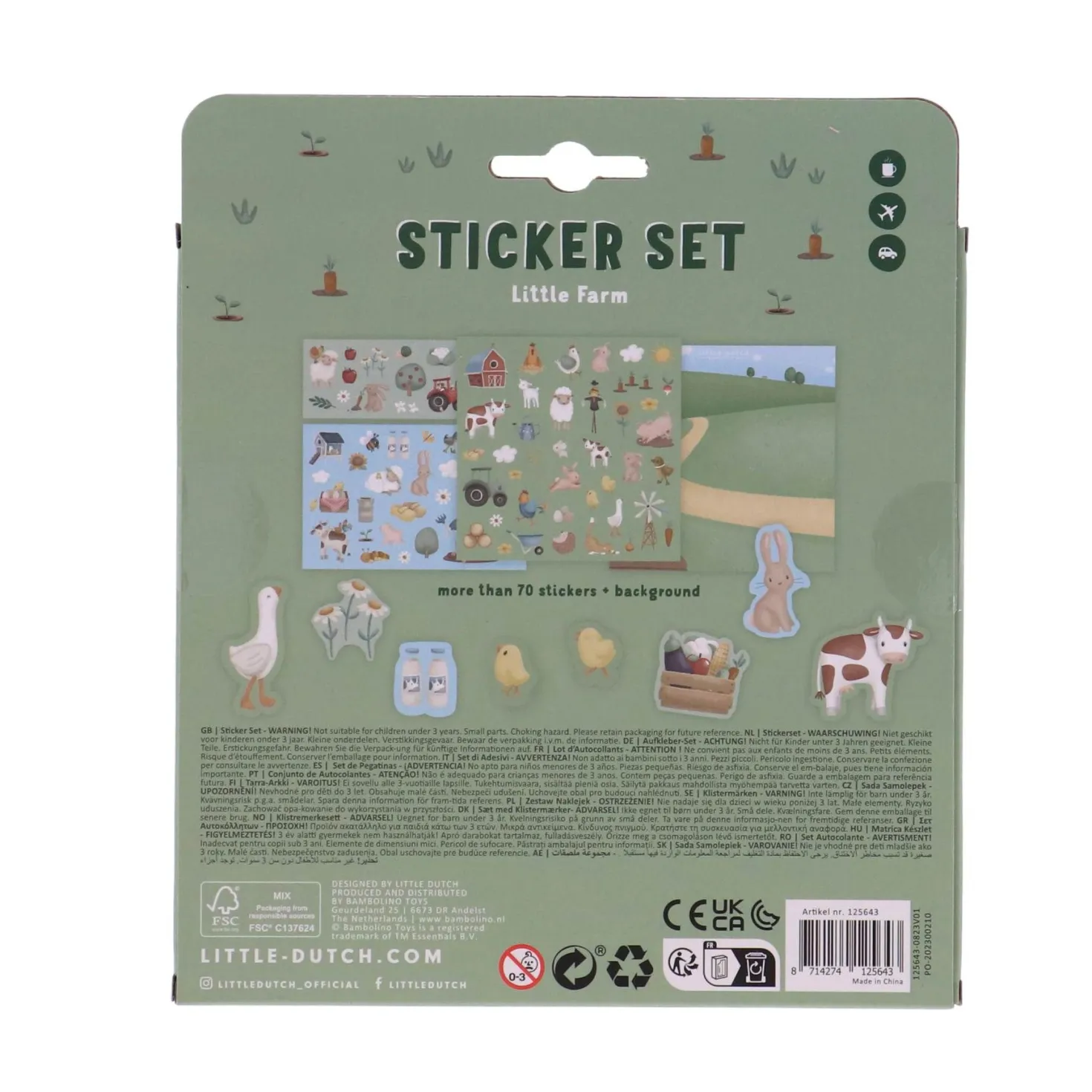 Little Dutch stickerset boerderij
