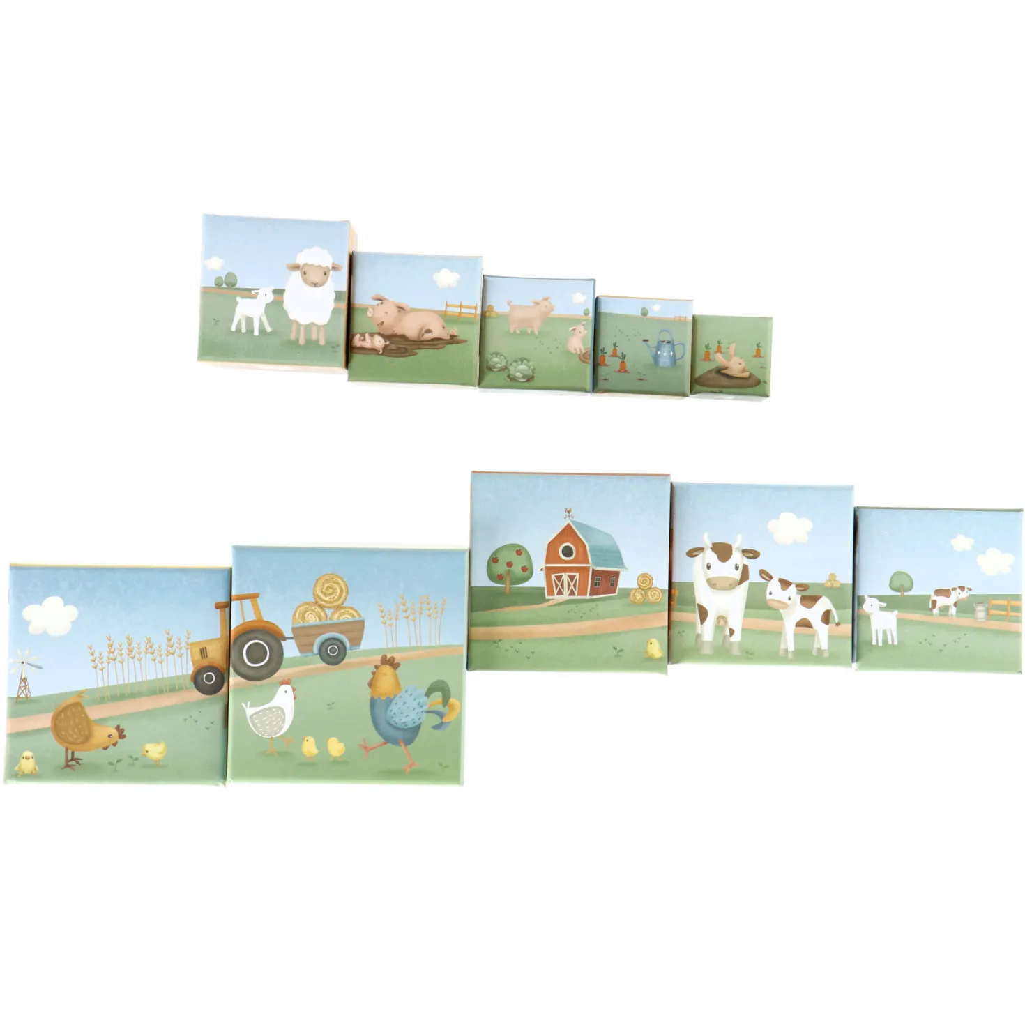 Little Farm Kartonnen Stapeltoren