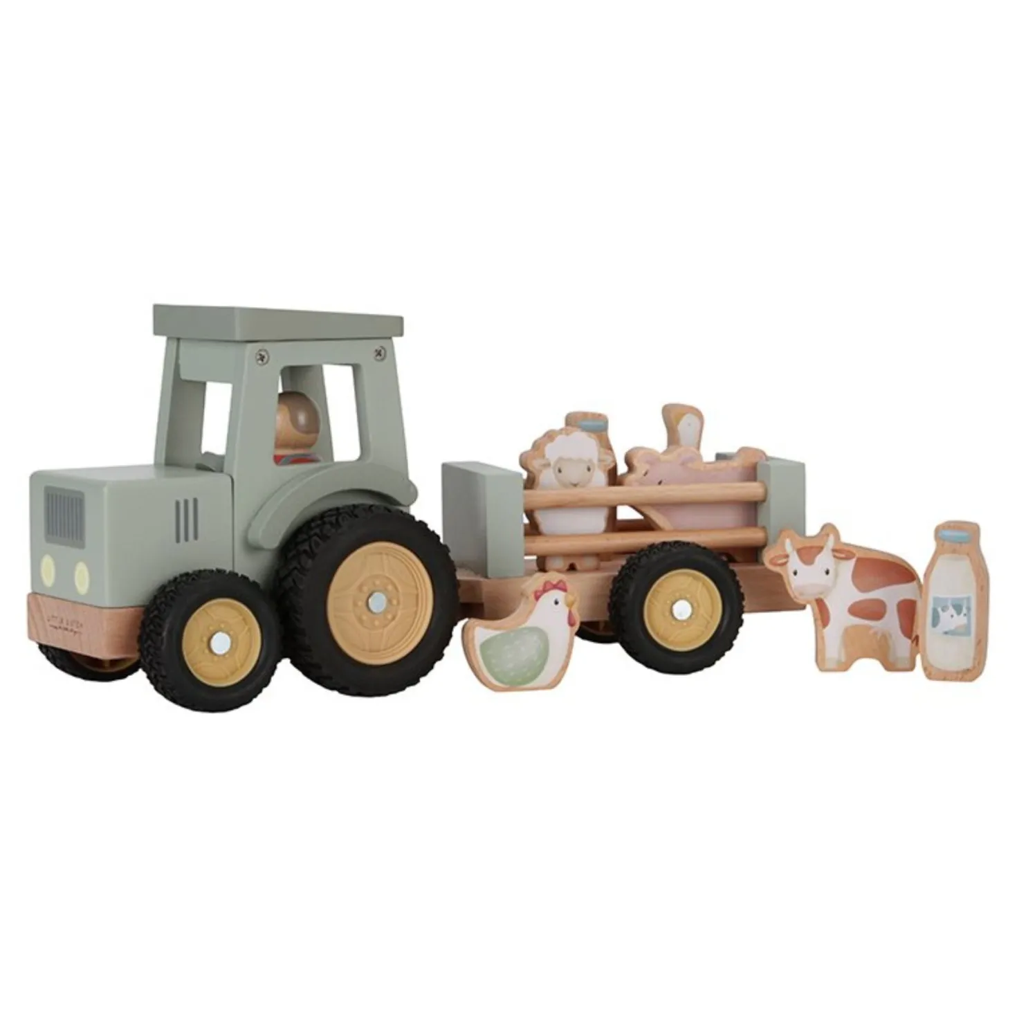 Little Farm Tractor Met Trailer