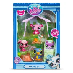 Littlest pet shop playset camping 3-pack