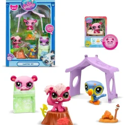 Littlest pet shop playset camping 3-pack