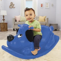 Little Tikes rocking puppy blue