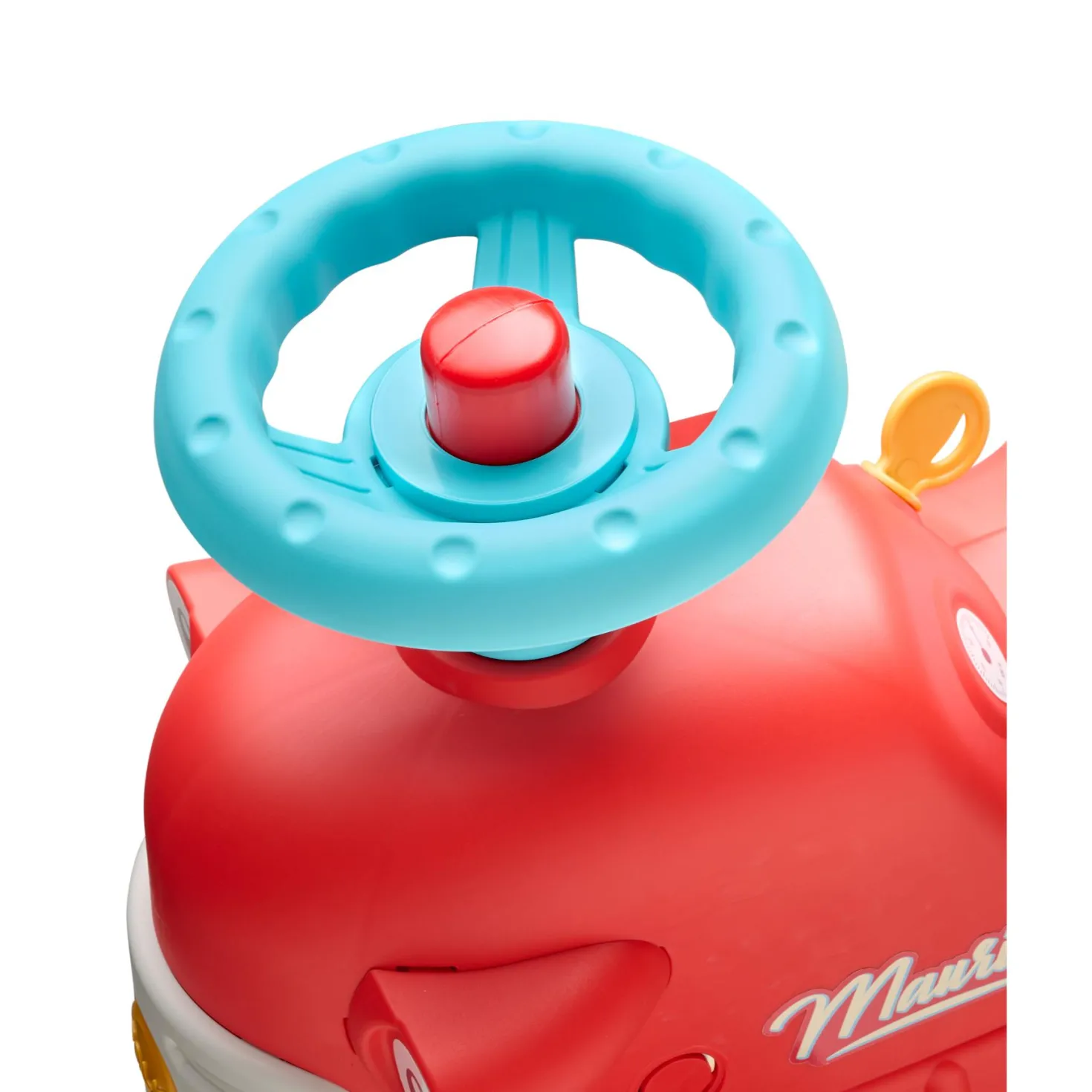 Loopfiguur tractor maurice rood