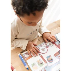 Magisch kleurboek Little Dutch Jim 30 pagina inclusief 3 krijtjes